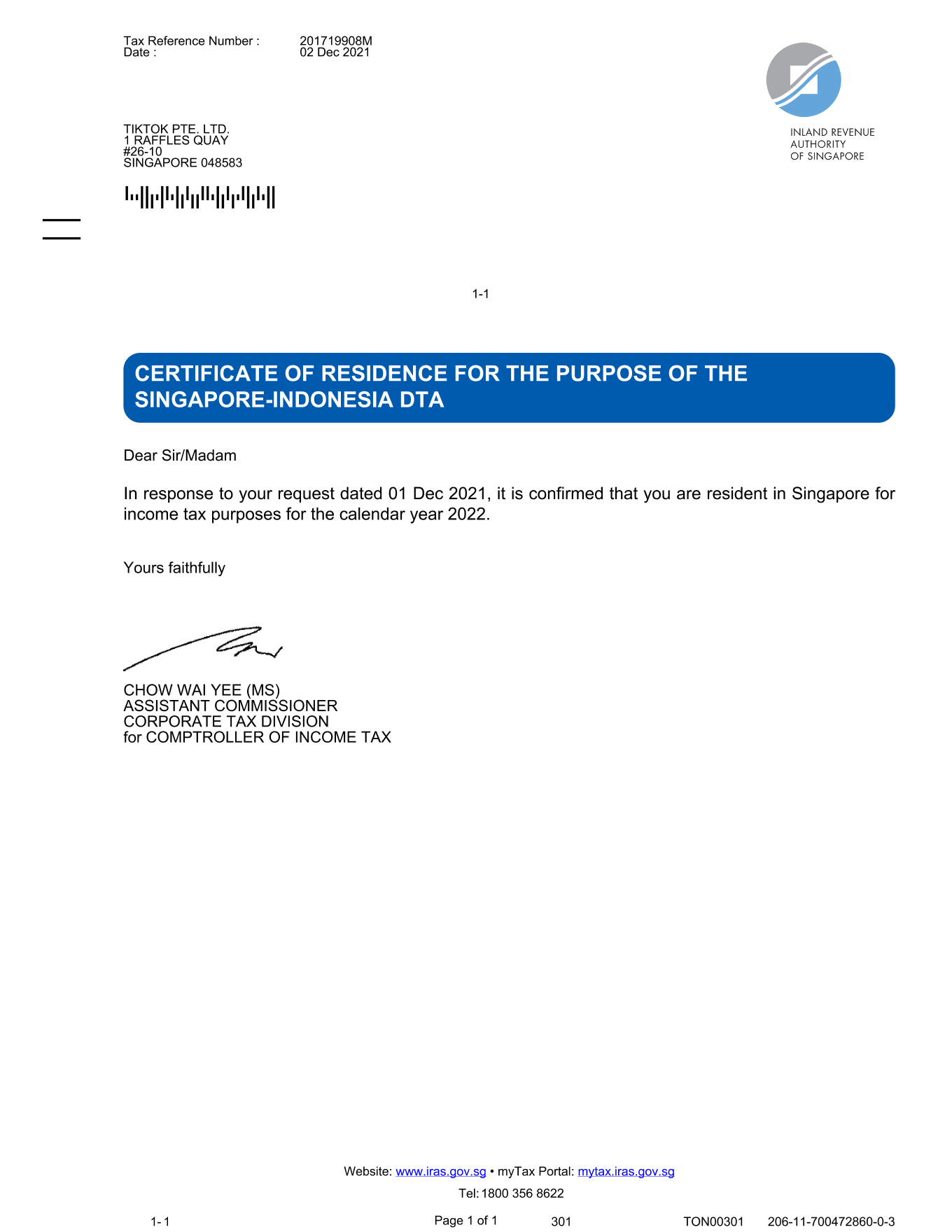 COR-TikTok Pte. Ltd. 2022.pdf